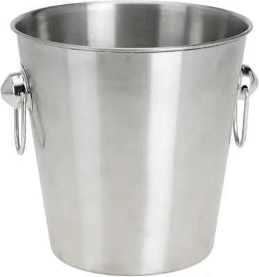 Produktbild von mucHome Sektkühler Ø20,5cm klassischer Sektkübel aus Edelstahl - Weinkühler Eiskübel Sekteimer für Sekt, Champagner, Wein Flaschenkühler für Eiswürfel