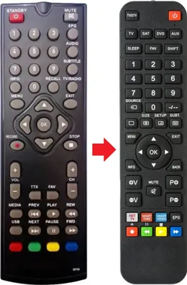 Produktbild von Fernbedienung geeignet für FUJIONKYO FT180HD