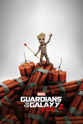 Produktbild von Pyramid Guardians of the Galaxy Vol 2 Groot Dynamite Poster 61x91.5cm.