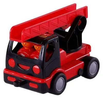 Produktbild von Kranwagen Spielzeug Cavallino - Mein erster Kranwagen 19cm rot