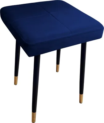 Obrázok produktu pre Stolička SQUARE 2 MG VELVET námornícka modrá