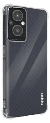 Produktbild von Oppo, Hülle für Reno 8 Lite, verstärktes Silikon, Transparent