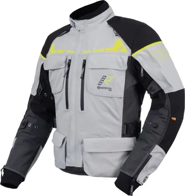 Produktbild von Rukka Ecuado-R Motorrad Textiljacke, hellgrau/neon, 54