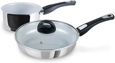 Produktbild von Kochgeschirr-Set Cerafit Steel, 3-teilig