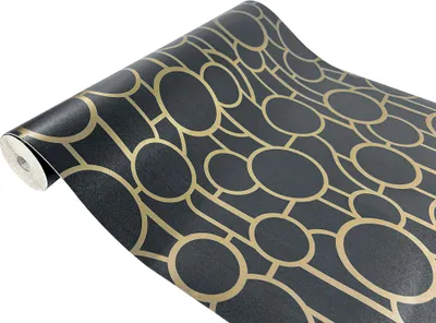 Produktbild von Klebefolie Möbel 45x490 cm - Tiffany Anthrazit - Möbelfolie selbstklebend in Deko-Stil - Folie für Möbel zur schnellen Renovierung von Türen, Schränken und Regalen - Möbelfolie dekorativ und pflegeleicht