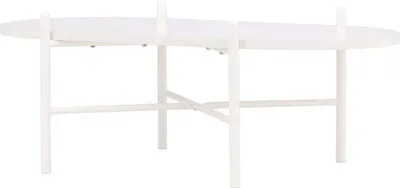 Zdjęcie produktu dla FURNLUX Stolik kawowy Pueblo Biały 60cm / Hauptfarbe: Weiß / Abmessungen: 60 x 120 x 45 cm