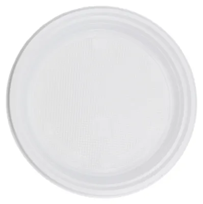 Produktbild von Set aus 100 wiederverwendbaren Plastiktellern für Feste
