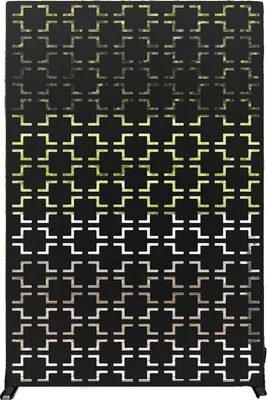 Immagine prodotto di Schermo per la privacy, struttura in metallo, design moderno, nero D