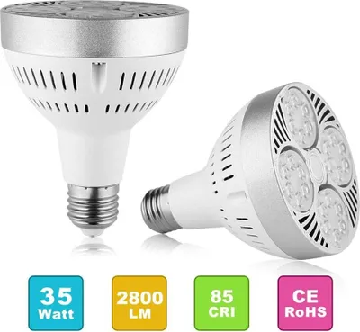 Produktbild von LED PAR 30 Light 6000k Tageslicht Weiß E27 Standardschraube in Basis 35W 25 Grad Bean Angel