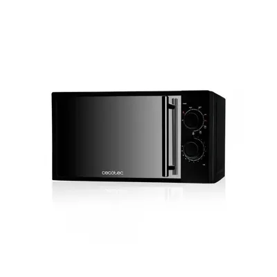 Image de Four à micro-ondes Cecotec, tout noir, avec fonction grill, 700 W, noir