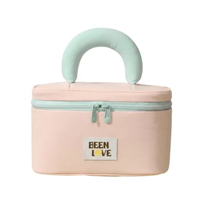 Produktbild von MEVYRA Beauty Case für Reisen, ROSA Kosmetiktasche 23X15X13,5 cm, KI-generiertes Bild