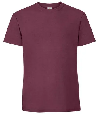 Produktbild von Fruit of the Loom - "Iconic 195 Premium" T-Shirt für Herren FK2657 (3XL) (Burgunderrot)
