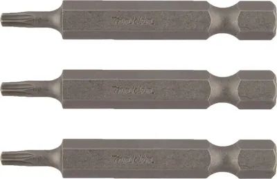 Imagen del producto de Makita: Juego de 3 puntas de destornillador T15 de 50 mm - Modelo B-25389