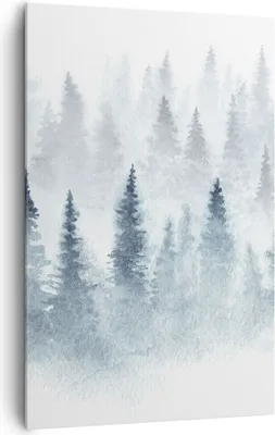 Produktbild von Bild auf Leinwand - Leinwandbild - Einteilig - Bäume Wald Natur - 80x120cm - Wand Bild - Wanddeko - Wandbilder - Leinwanddruck - Wanddekoration - Leinwand bilder - Wandbild - PA80x120-3981