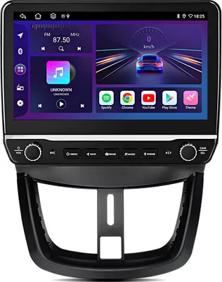 Produktbild von 10.1" Android 13 Autoradio Carplay Für Peugeot 207 2006-2015 GPS Navi DAB+ 4G WIFI BT SWC 6GB+128GB