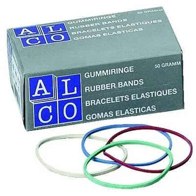 Zdjęcie produktu dla ALCO pierścień gumowy 100mm czerwony 50 g/opak.