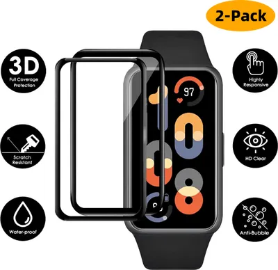Produktbild von 2er-Pack Panzerfolie Für Huawei Band 6 Displayschutz Film Schutzfolie
