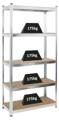 Image de Étagère de rangement robuste pour garage et cave, capacité de 875 kg