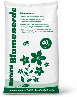 Immagine prodotto di Hamann Aktions-Blumenerde 40l - eine praktische Grundlage für kräftiges Pflanzenwachstum