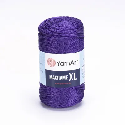 Obrázek produktu pro YarnArt Macrame XL příze 250 g / 100 m - barva 167 fialová - makramé příze