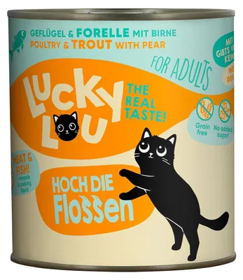 Produktbild von Lucky Lou Lifestage Adult Geflügel & Forelle 6x 800 g