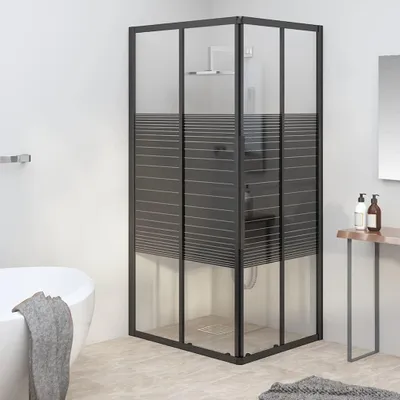 Immagine prodotto di Cabina doccia con listelli ESG 90x70x180 cm nero