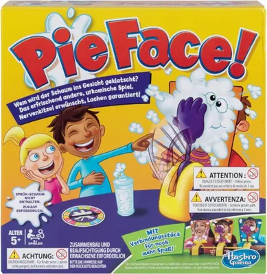 Zdjęcie produktu dla Hasbro Pie Face - Gra rozwijająca zdolności motoryczne - Dzieci i dorośli - Chłopiec/dziewczynka - 5 lat - Pudełko