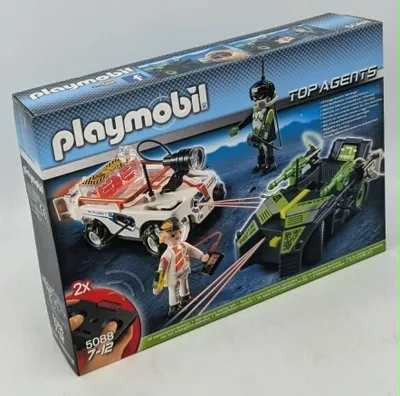Produktbild von PLAYMOBIL 5088 Top Agents Spy Team/Robo-Gangstar ferngesteuerte Fahrzeuge