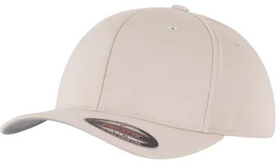 Produktbild von FLEXFIT 6277 | Wooly Combed Cap / Kappe / Mütze / Hut Stabile Front - Farbe: Stone - Größe: XXL