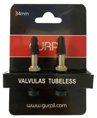 Produktbild von Gurpil Tubeless Presta Ventile 2 Einheiten Durchsichtig 44 mm Durchsichtig 44 mm