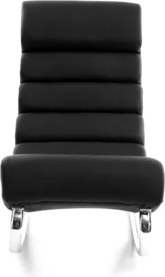 Produktbild von Miliboo - Design-Sessel Schaukelstuhl TAYLOR Schwarz