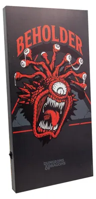 Beholder Canvas mit LED-Lämpchen, 20x3x40 cm