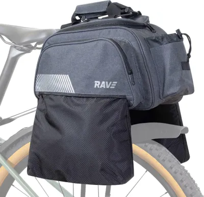 Produktbild von RAVE Gepäckträgertasche Kühltasche Fahrradtasche - ca. 5 Liter - Grau