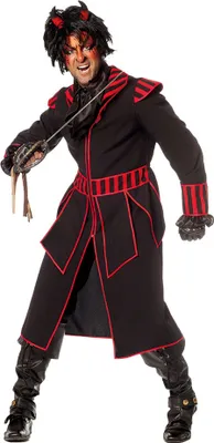 Produktbild von Teufel Kostüm Halloween Herren Teufels-Mantel Größe: 58