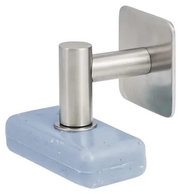 Produktbild von bremermann Seifenhalter mit Magnet - frei hängende Seife, Klebebefestigung, matt