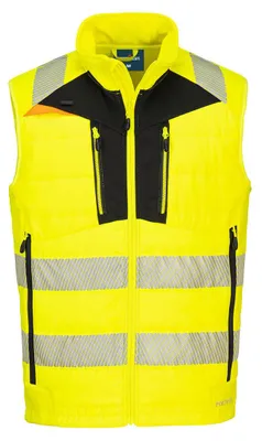 Image de Gilet Softshell Haute Visibilité Dx4 - L - Jaune/noir - Portwest