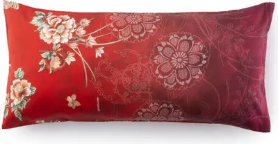 Produktbild von Bassetti Satin-Kissenhülle einzeln ESPERIDI Farbe ROSSO R1 Größe 40x80