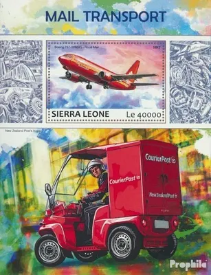 Produktbild von Briefmarken Sierra Leone 2017 Mi Block 1265 (kompl. Ausg.) postfrisch Posttransport
