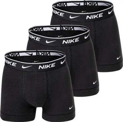 Produktbild von Herren-Boxershorts Schwarz Dreierpack mit Komfortbund und Print