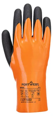Produktbild von Gant Grip 15 Nitril - L - Orange/Schwarz - Portwest