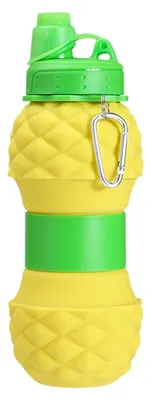 Obrázek produktu pro Skládací láhev na vodu z silikonu - 700 ml