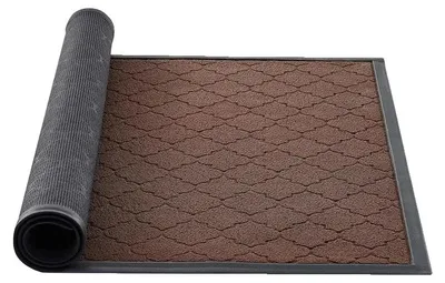Obrázek produktu pro Podlahová rohož, odolný materiál, protiskluzová spodní strana, hnědá