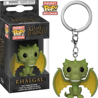Produktbild von Game of Thrones - Rhaegal - Schlüsselanhänger Funko Pocket POP! Keychain
