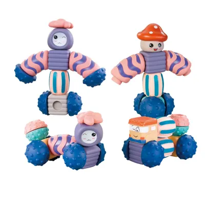 Obrázok produktu pre Stavebné bloky hračka, batoľa stavebné bloky hračka, deti stavebné bloky hračka, puzzle blok hračka, vzdelávacie hračky