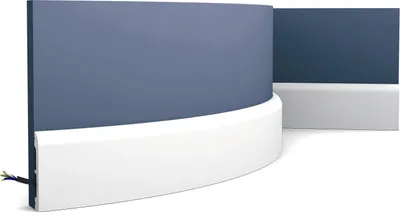 Produktbild von Orac Decor SX183F AXXENT CASCADE flexible Sockelleiste Wandleiste Zierleiste 2 m
