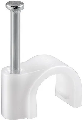 Produktbild von Goobay 17080 Kabelová svorka, bílá, 9,4 mm - max. průměr kabelu: 8,0 mm
