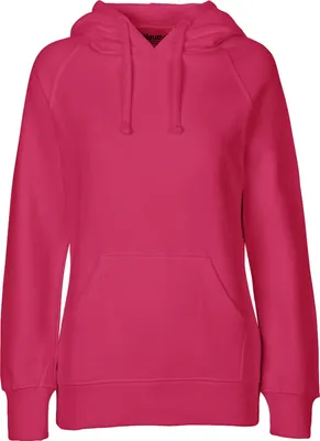 Produktbild von Neutral O83101 | Damen Hoodie / Kaputzenpulli / 100% Fairtrade-Baumwolle - Farbe: Pink - Größe: XL