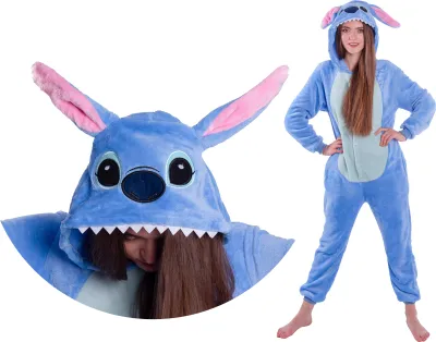 Produktbild von Pyjamas Kigurumi Onesie Stitch, Größe XXL