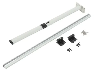 Image de Pieds de table pliables 730 mm - Alliage d'aluminium - Réglables - Pour camping/campings-car