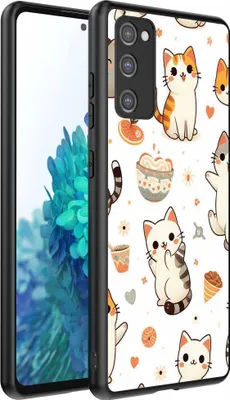 Obrázek produktu pro Vhodné pro Samsung Galaxy S20 FE Pouzdro na telefon s potiskem kočky - Zadní kryt z TPU s motivem kočky - Smartphonics